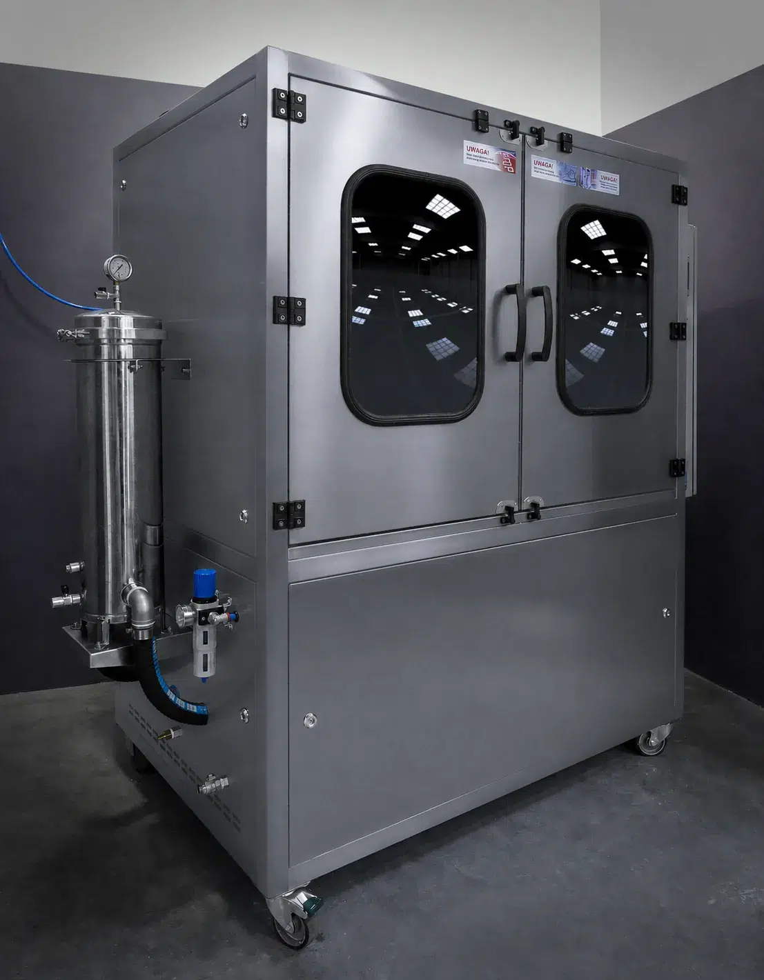 DPF-Filterreinigungsanlage mit geschlossener Prozesskammer